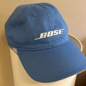 LiKE NEW Bose Sound Systems Embroidered Unstructured Strapback Hat Blue